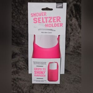 NEW 30 Watt Shower Seltzer Holder Fits Slim Cans Hot Pink